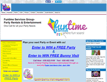Tablet Screenshot of partysaver.com